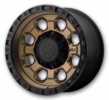 ATX Wheels AX201 17x9 Matte Bronze With Black Lip 5x114.3 -12mm 83.06mm