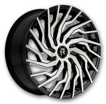 Revenge Luxury Wheels RL-101 26x10 Black Machined 6x135/6x139.7 +25mm 87.1mm