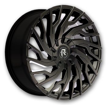 Revenge Luxury Wheels RL-101 26x10 Gloss Black 5x115/5x120 +15mm 74.1mm