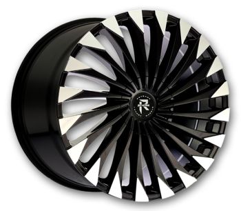 Revenge Luxury Wheels RL-106 26x10 Black Machined 6x135/5x139.7 +25mm 87.1mm
