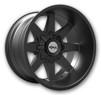 Toxic Off-Road Wheels Widow 18x9 Satin Black 5x114.3/5x127 -15mm 78.099999999999994mm