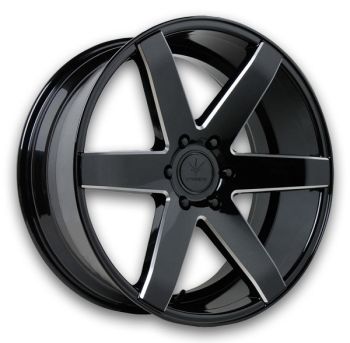 Verde Wheels V24 Invictus 24x10 Gloss Black 6x135 +31mm 87.1mm
